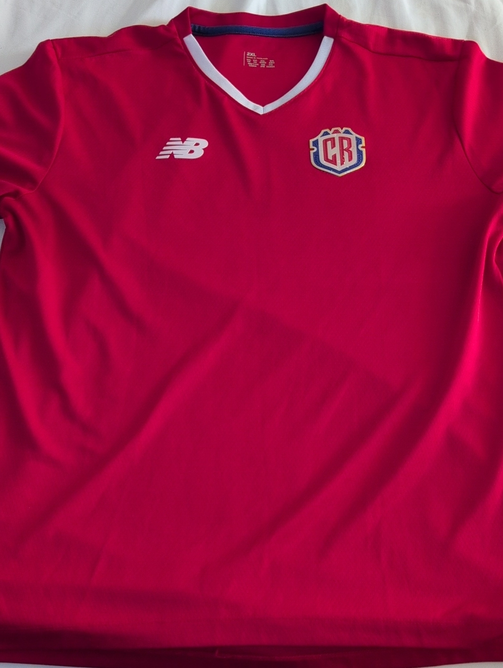 New Balance Costa Rica Soccer Jersey Red & Blue